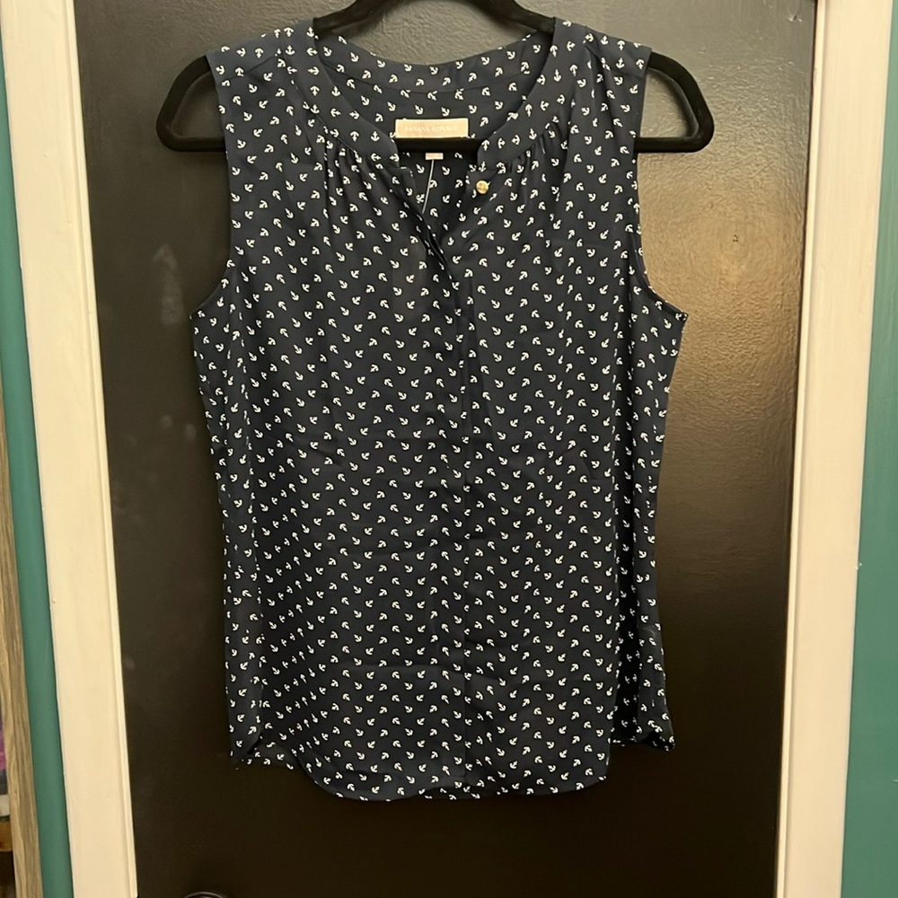 Banana republic anchors sleeveless close sz 8